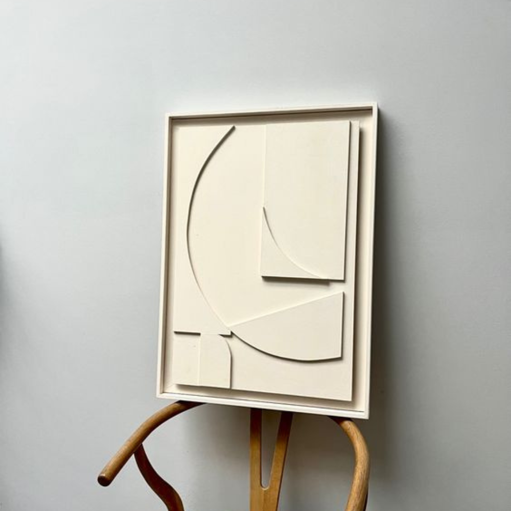 SHAPE 1 Tableau bois peinture satinée