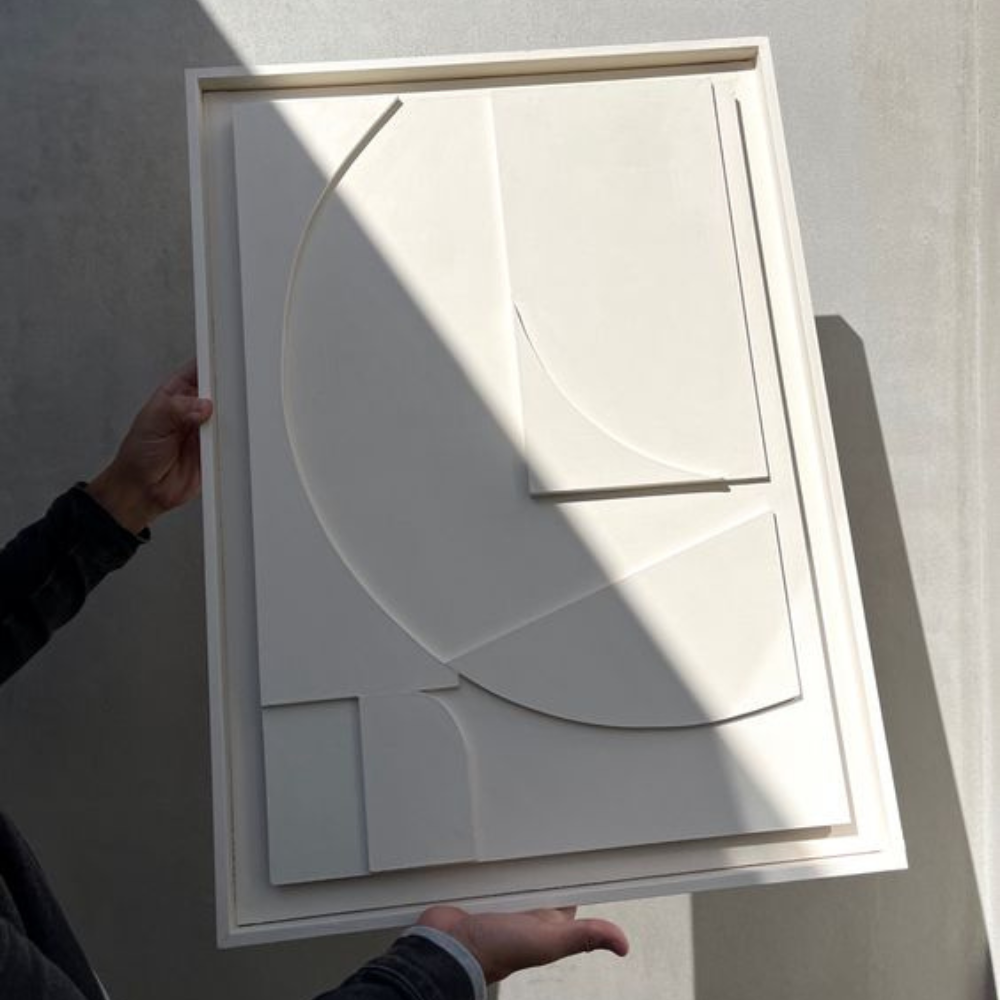 SHAPE 1 Tableau bois peinture satinée