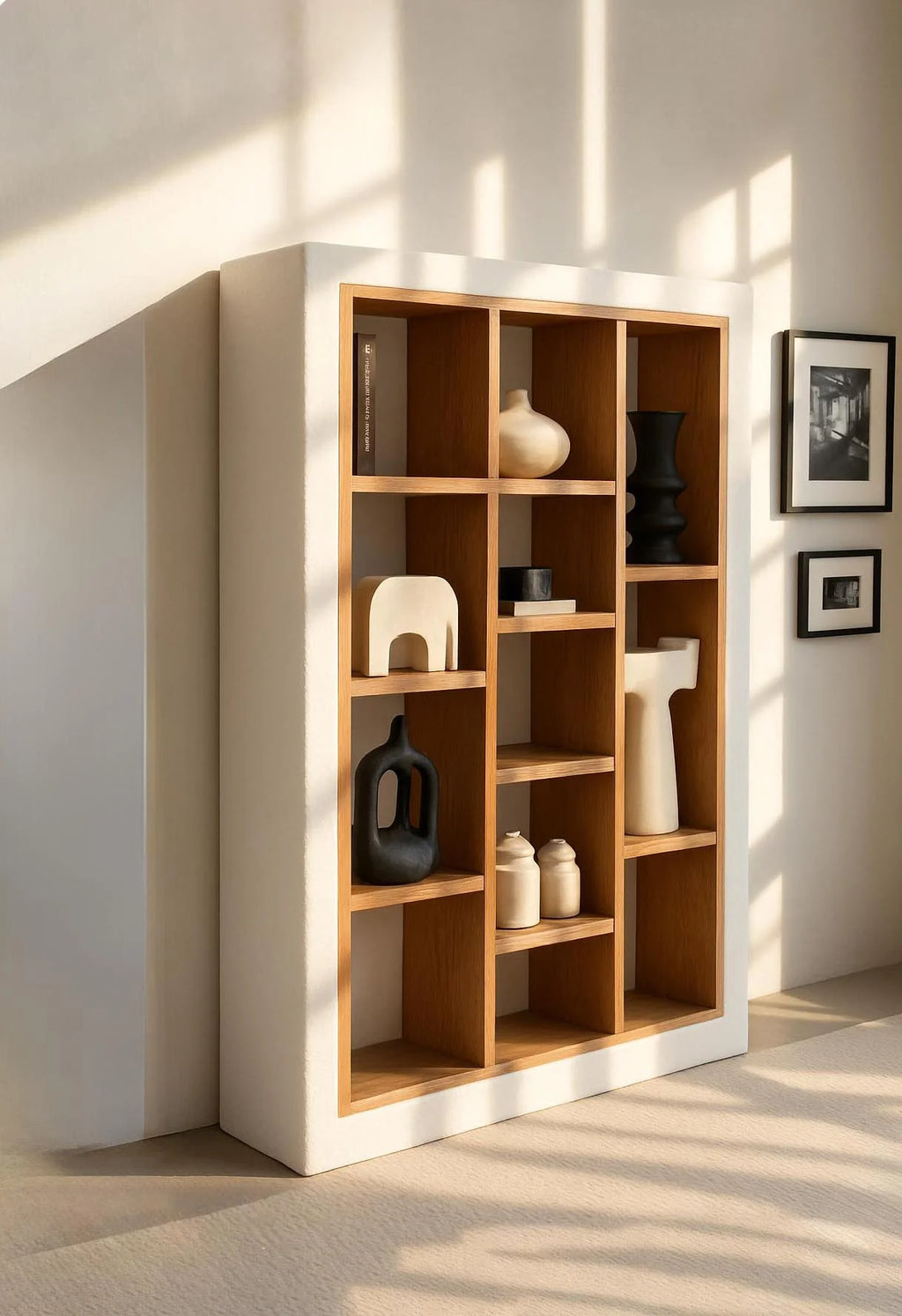 Le Stellage à inserts en Bois de hêtre