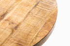 Dining table IRON CRAFT Ø 80cm round mango natural