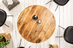 Dining table IRON CRAFT Ø 80cm round mango natural