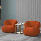 Pack PROMO 2 chaises en bouclette + Table