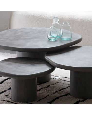 Table basse béton ciré Mogador
