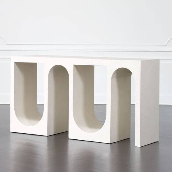 Console Modèle TERANO en bois teinté