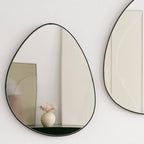 Duo de Miroirs Muraux Organiques