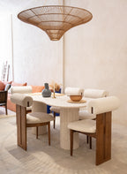 Suspension en Rotin – Élégance Naturelle